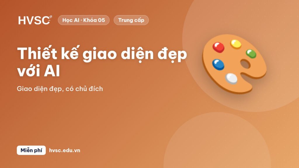 Thiết kế giao diện đẹp với AI